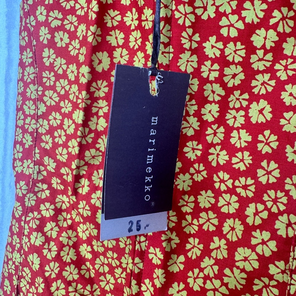 Marimekko Kilpikonna Red Floral Romper 90cm (18-24M) - Picture 5 of 8